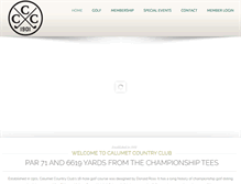 Tablet Screenshot of calumetcc.com